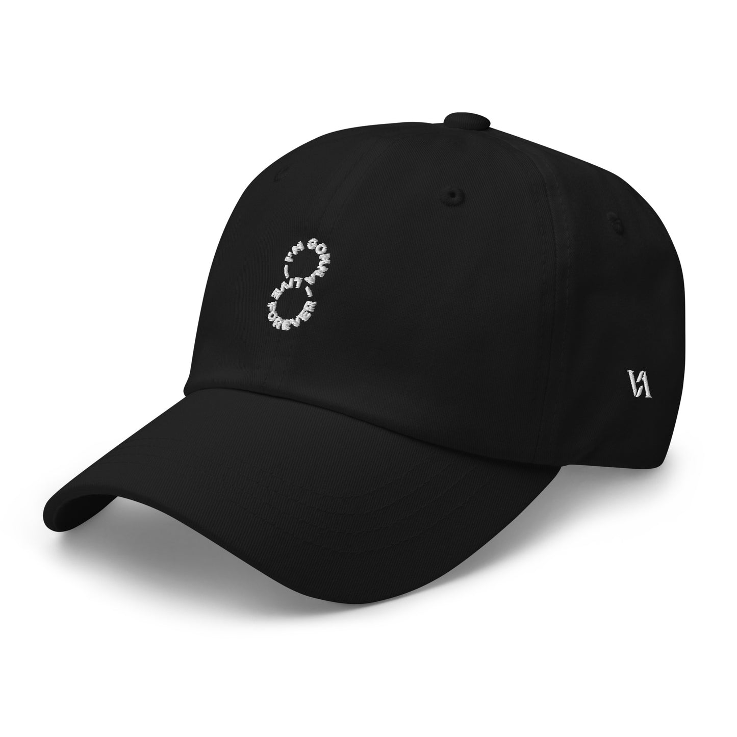 I'm Gonna Live Forever Dad Hat - Black/White