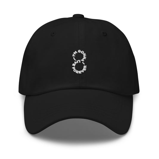 I'm Gonna Live Forever Dad Hat - Black/White